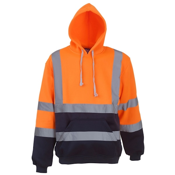 Yoko Hi Vis Reflex Hoodie L Hi Visibility Orange/Admir Hi Visibility Orange/Admiral Navy L