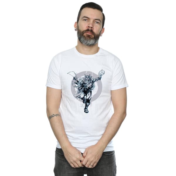 Marvel Herr Thor Cirkel T-shirt L Vit White L