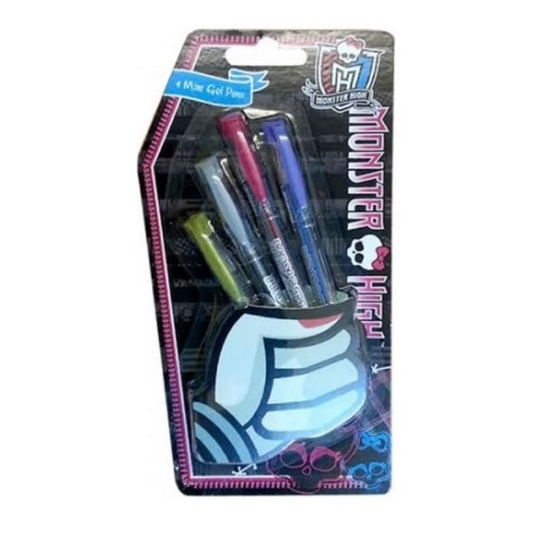 Monster High Mini Gel Pen (Förpackning med 4) Mini Flerfärgad Multicoloured Mini