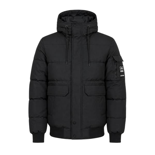 Crosshatch Herr Milwaka Polyester Långärmad Jacka med Huva XL Black XL