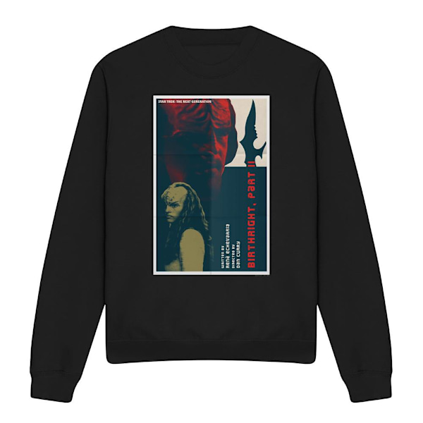 Star Trek Unisex Vuxen The Next Generation Säsong 6 Avsnitt 17 Black L