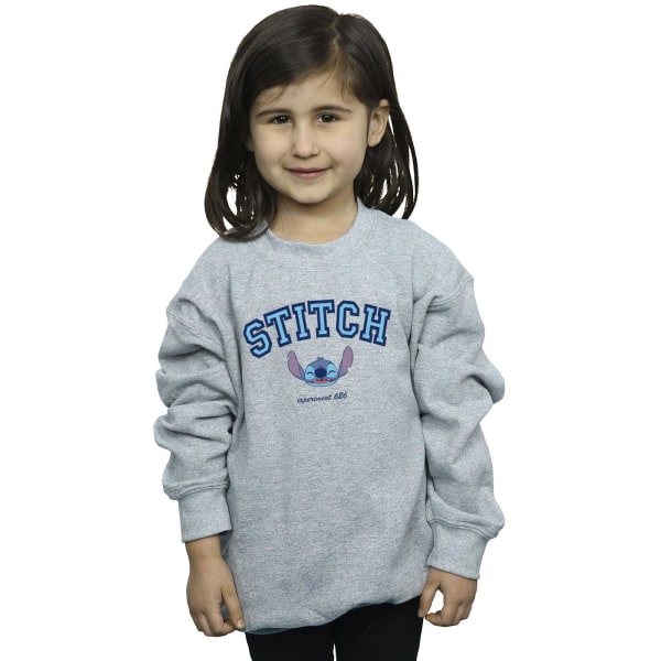 Disney Girls Lilo And Stitch Collegial Sweatshirt 9-11 Years Sp Sports Grey 9-11 Years