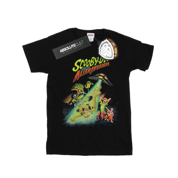 Scooby Doo Girls And The Alien Invaders T-shirt i bomull 5-6 år Black 5-6 Years