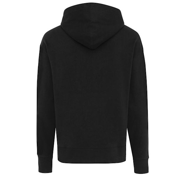 Iqoniq Unisex Vuxen Yoho Återvunnen Bomull Relaxed Fit Hoodie L B Black L