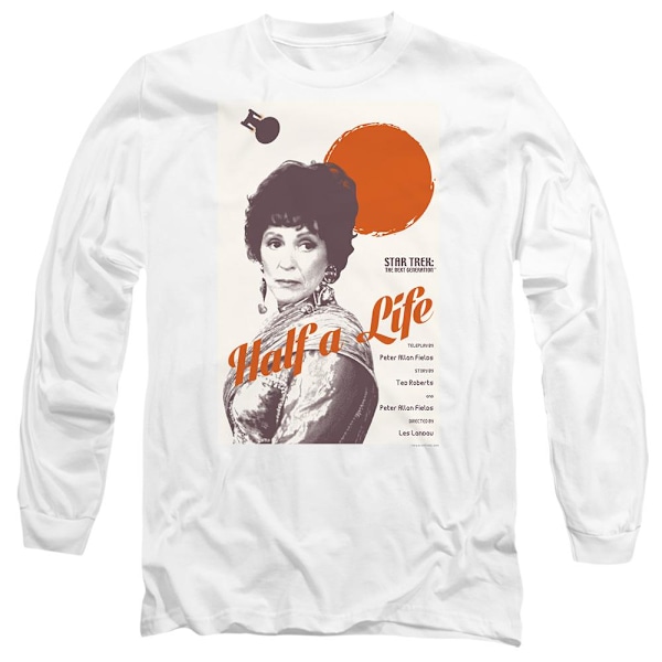 Star Trek Unisex Vuxen The Next Generation Säsong 4 Avsnitt 22 White L