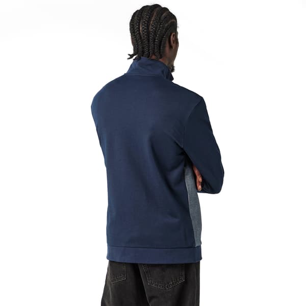 Boss Herr Tröja med kort dragkedja M Mörkblå Dark Blue M