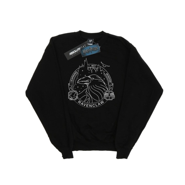 Harry Potter Dam/Dam Ravenclaw Seal Sweatshirt S Svart Black S