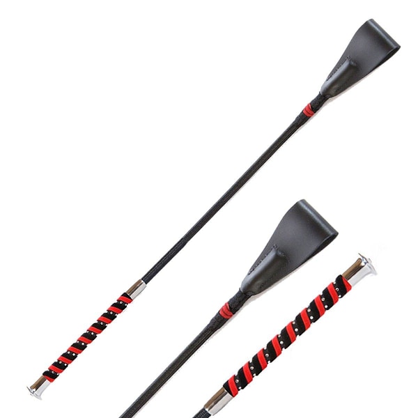 HySCHOOL Diamante Ridpiska 26in Röd/Svart Red/Black 26in