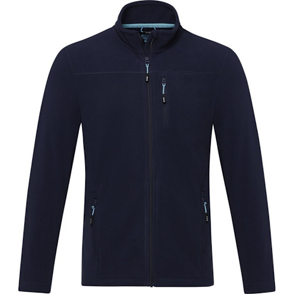 Elevate NXT Mens Amber Recycled Full Zip Fleece Jacket M Navy Navy M
