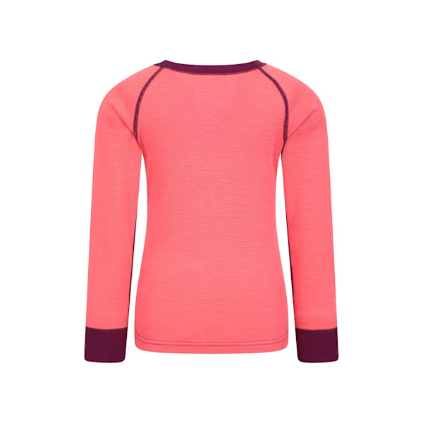 Mountain Warehouse Barn/Barn Merino II Rundhalsad Underställströja Bright Pink 5-6 Years
