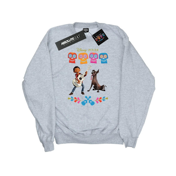 Disney Dam/Kvinnor Coco Miguel Logo Sweatshirt XXL Heather Grå Heather Grey XXL