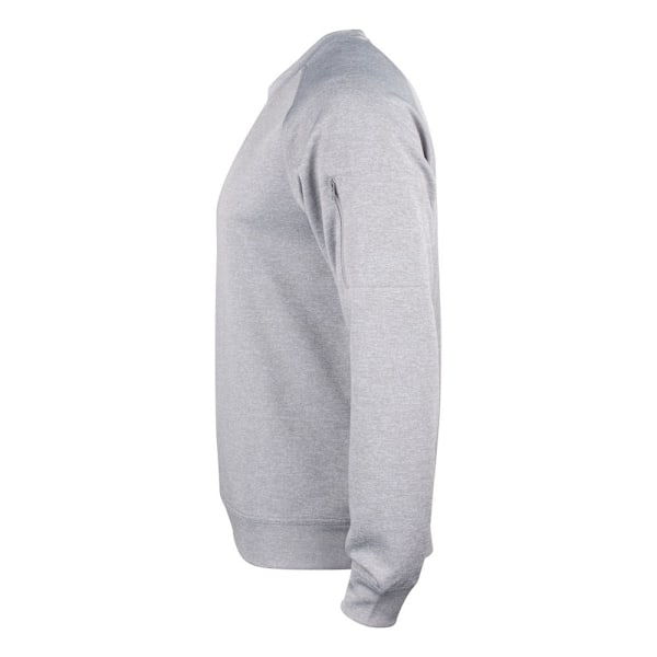 Clique Unisex Vuxen Basic Rundhals Aktiv Tröja XL Grå Grey Melange XL