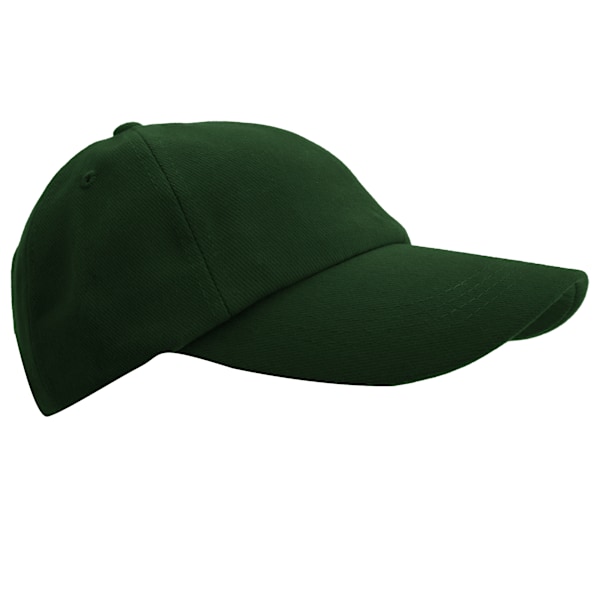 Result Unisex Lågprofilerad Tung Borstad Bomulls Basebollkeps (Pa Forest Green One Size