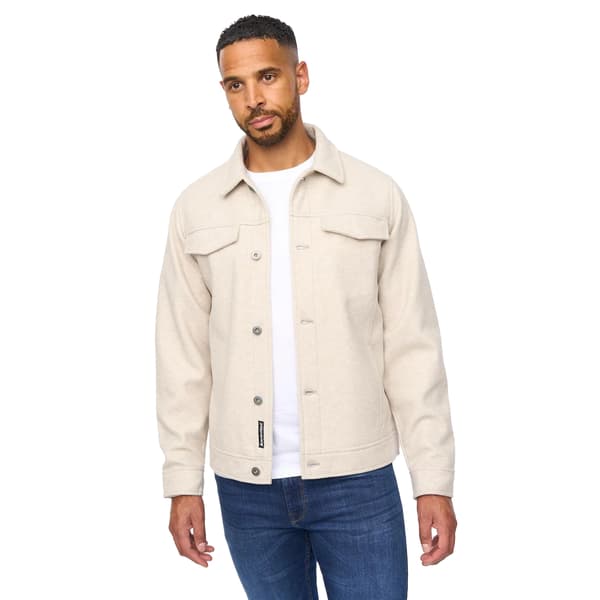 Bewley & Ritch Herr Earnshaw Overshirt M Ecru Ecru M