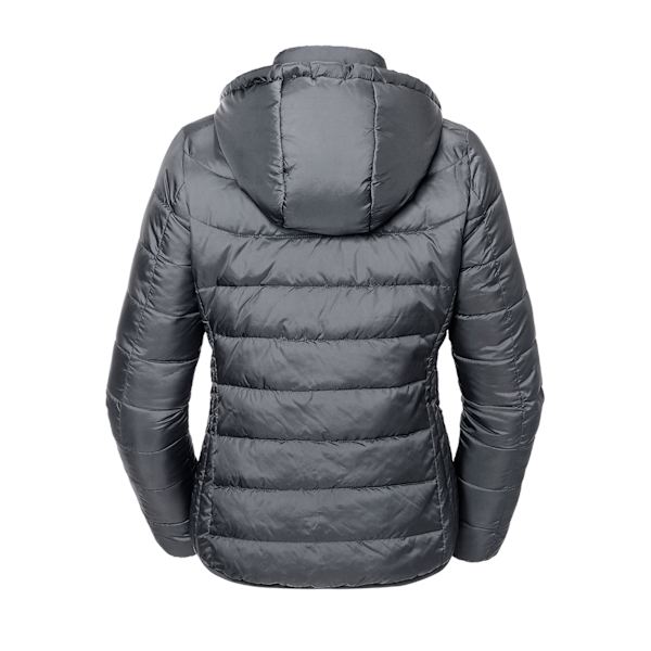 Russell Dam/Kvinnor Huvförsedd Nano Vadderad Jacka 3XL Iron Iron 3XL