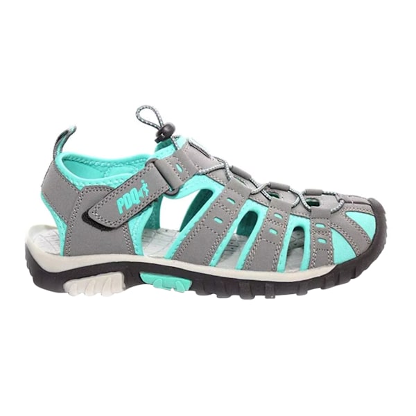 PDQ Dam/Dam Toogle & Touch Fastening Sportsandaler 8 UK Grey/Jade 8 UK