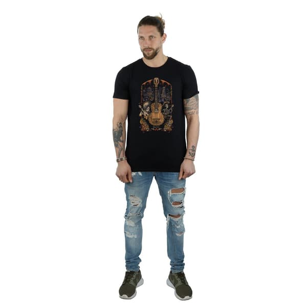 Disney Herr Coco Gitarr Poster T-Shirt M Svart Black M