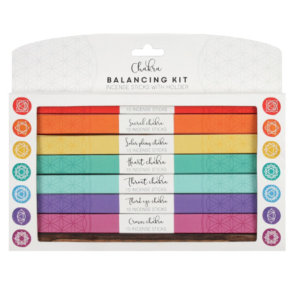 Något annat Chakra Rökelse Balanseringssats (paket med 7) På Rainbow One Size