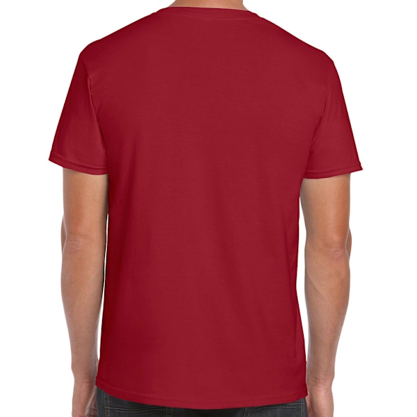 Gildan Herr Soft Style Ringspun T-shirt 4XL Kardinalröd Cardinal Red 4XL