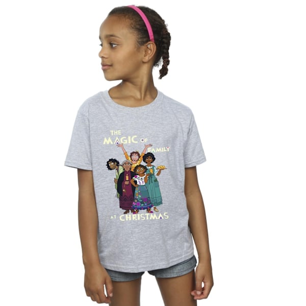 Disney Girls Encanto Magic Of Family Bomull T-shirt 5-6 år S Sports Grey 5-6 Years