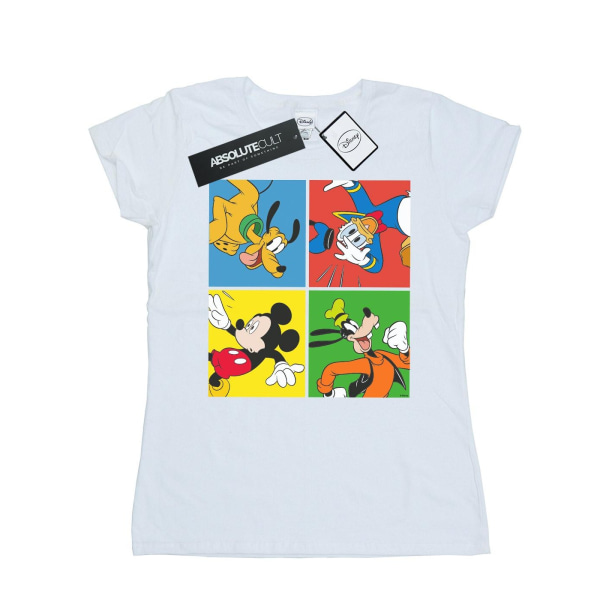 Disney Dam/Dam Mickey Mouse Friends Bomull T-shirt M Vit White M