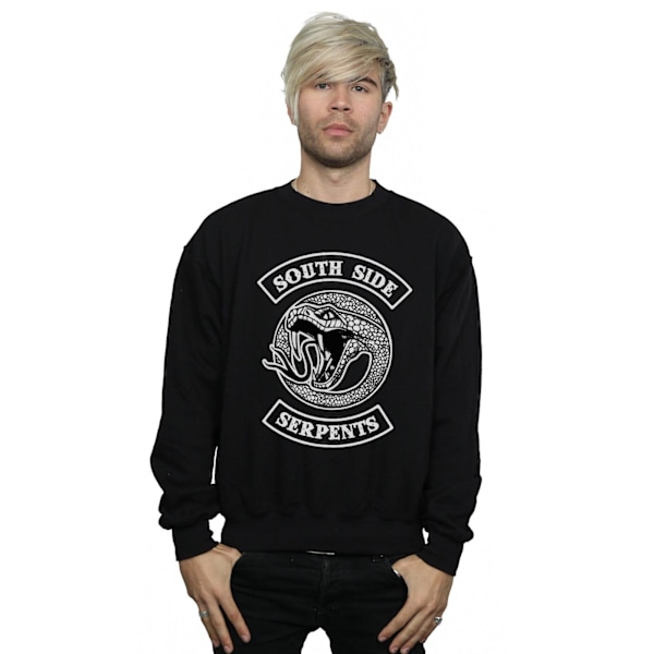 Riverdale Mens Southside Serpents Monotone Sweatshirt XXL Svart Black XXL