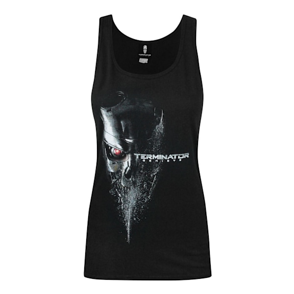 Terminator Dam/Kvinnor Genisys Logo Sleeveless Väst 2XL Svart Black 2XL