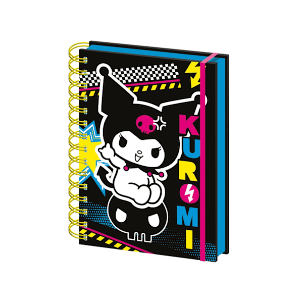 Sanrio Punk Vibes Kuromi A5 Spiralbunden Anteckningsbok One Size Multico Multicoloured One Size