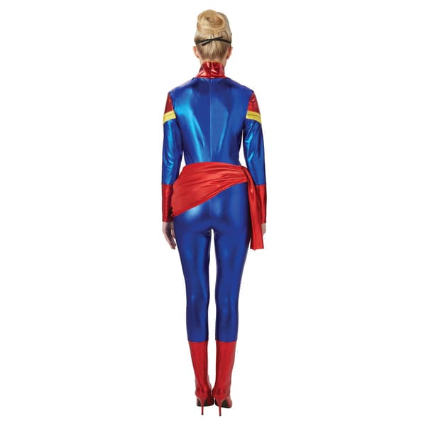 Captain Marvel Dam/Damkostym M Blå/Röd Blue/Red M