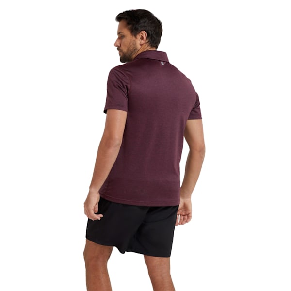 Mountain Warehouse Deuce IsoCool Poloskjorta M Dusky Wine Dusky Wine M