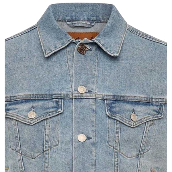Replay Dam Point Collar Jeansjacka S Blå Blue S