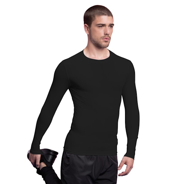 Gamegear® Herr Warmtex® Långärmad Baslager / Herr Sportkläder L Svart Black L