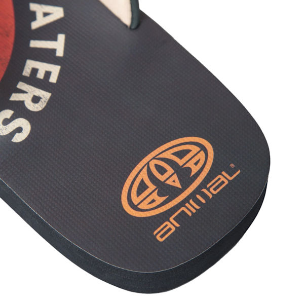 Animal Mens Jekyl Recycled Flip Flops 8 UK Bright Orange Bright Orange 8 UK