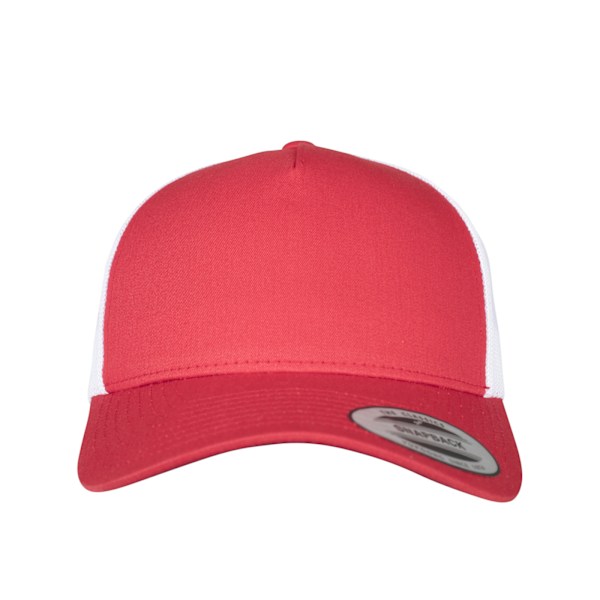 Flexfit Unisex Adult Two Tone 5 Panel Trucker Cap One Size Röd/ Red/White One Size