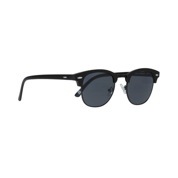 Firetrap Herr Solglasögon Round Browline En Storlek Svart Black One Size