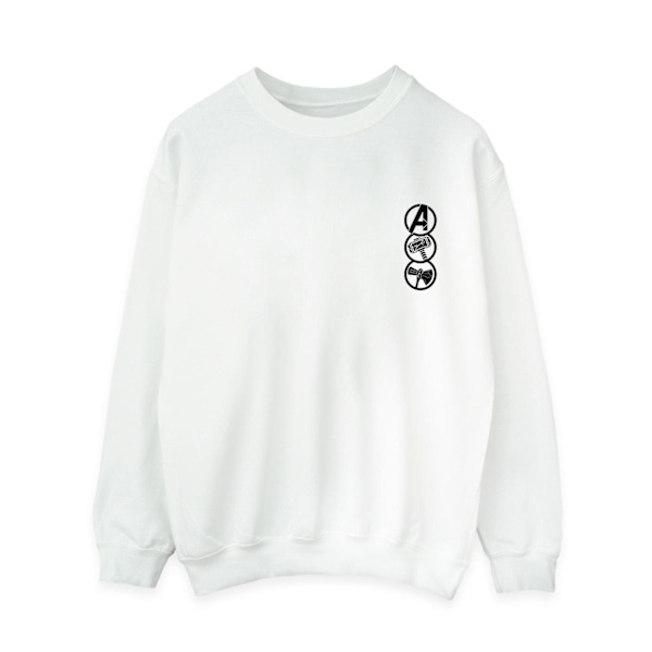 Marvel Dam/Kvinnor Thor Love And Thunder Ikoner Sweatshirt L Vit White L