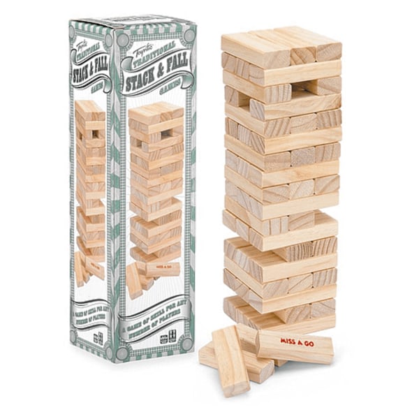 Toyrific Stapelbara block i en storlek naturliga Natural One Size