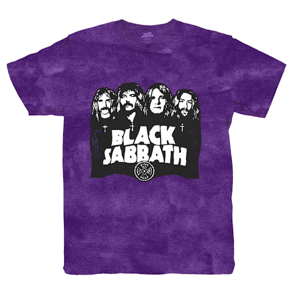 Black Sabbath Unisex Vuxen Band Logo T-Shirt M Lila Purple M
