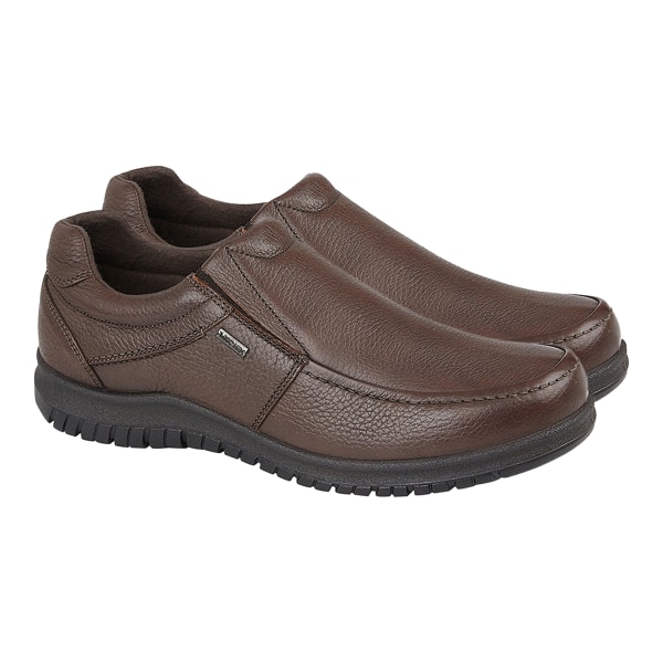 IMAC Mens Grain Leather Shoes 11 UK Brown Brown 11 UK