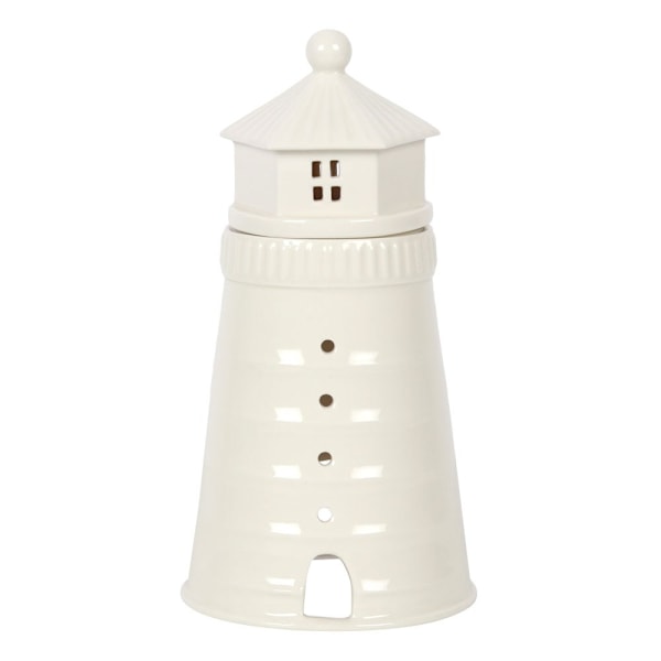 Something Different Keramisk Fyr Oljebrännare 18cm x 9.4cm White 18cm x 9.4cm x 9.4cm
