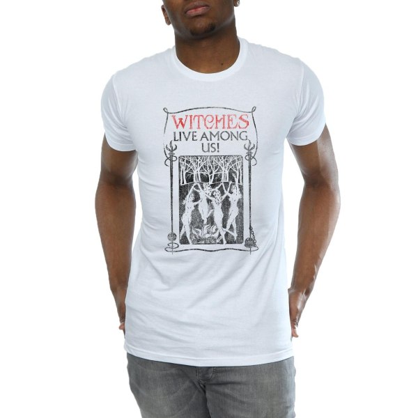 Fantastic Beasts Mens Witches Live Among Us T-shirt 3XL Vit White 3XL