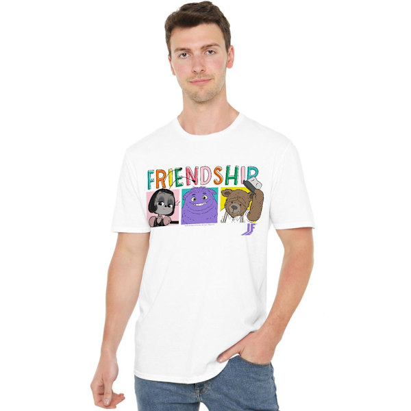 IF Herr Imagine This Squares T-Shirt L Vit White L