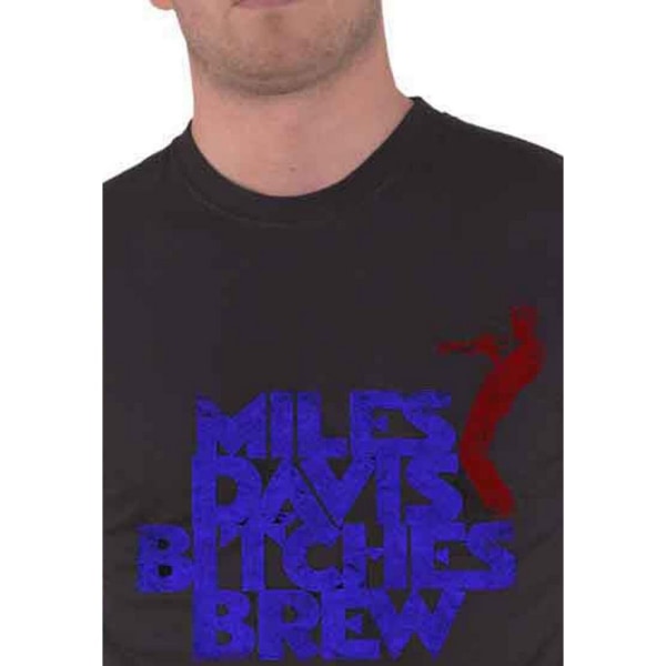 Miles Davis Unisex Adult Bitches Brew Vintage Cotton T-Shirt XX Black XXL