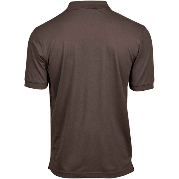 Tee Jays Lyxig Stretch Pikétröja för Män M Choklad Chocolate M