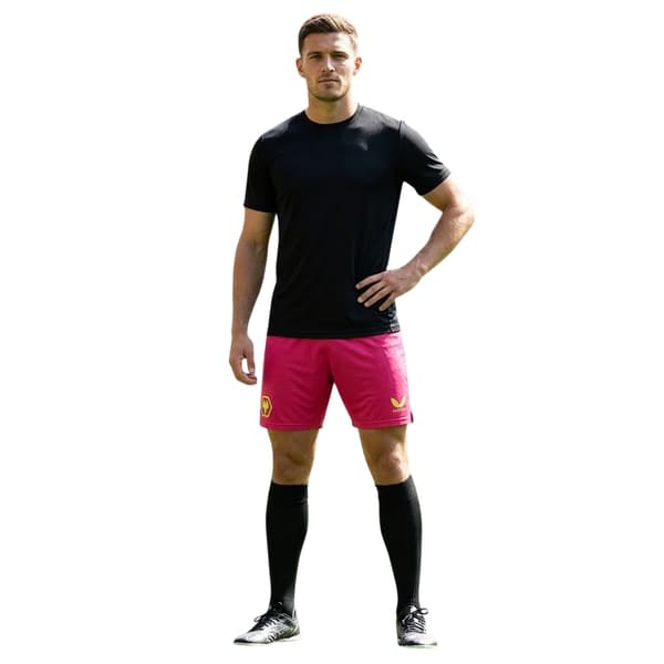 Castore Herr Wolves Målvaktsshorts S Rödbetslila Beetroot Purple S