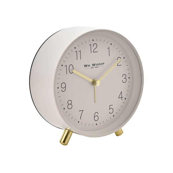 Hometime Väckarklocka Metallfötter Ljus & Snooze - Vit One Size White One Size
