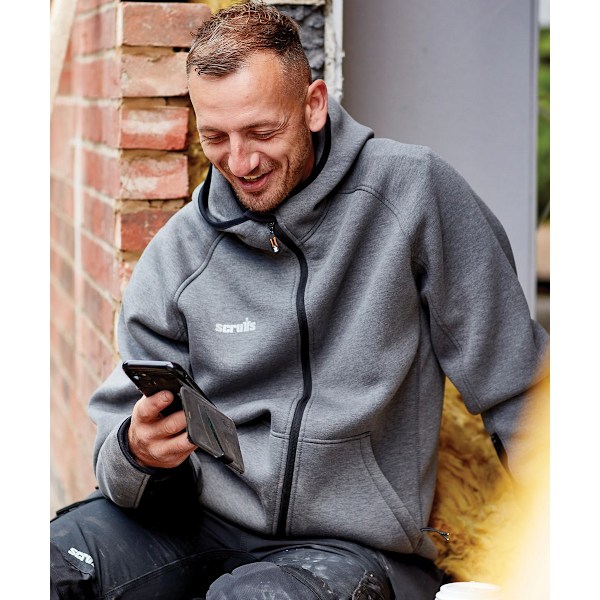 Scruffs Herr Trade Air Layer Hoodie M Charcoal Charcoal M