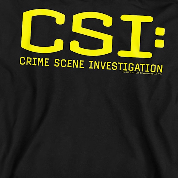 CSI Unisex Vuxen Logotyp Sweatshirt XXL Svart Black XXL
