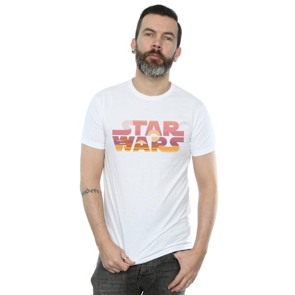 Star Wars Herr Tatooine Suns Logo T-shirt M Vit White M