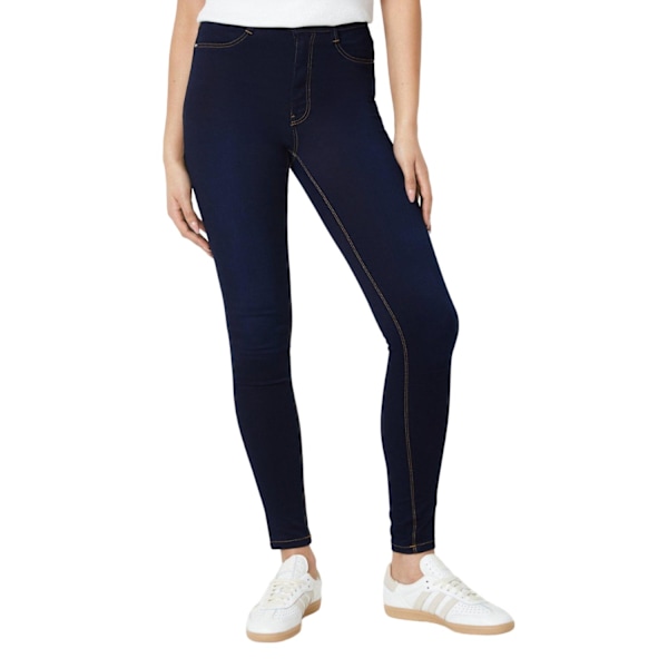 Dorothy Perkins Dam/Kvinnor Långa Skinny Ankle Grazer Jeans 16 Indigo 16 UK